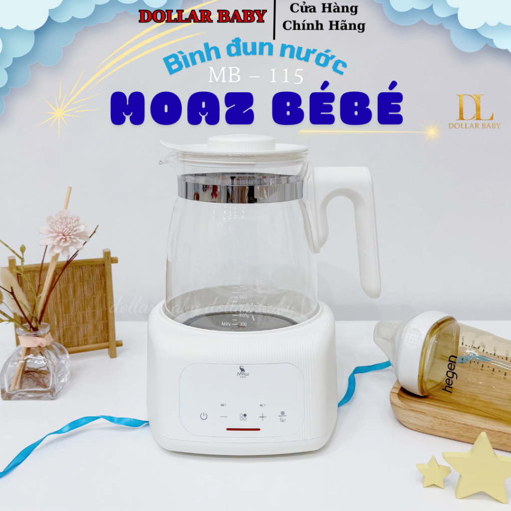 Moaz BéBé MB-115 กาต้มน้ํานม - Dechlorination Keeps Warm 48H - ของแท้เวียดนาม