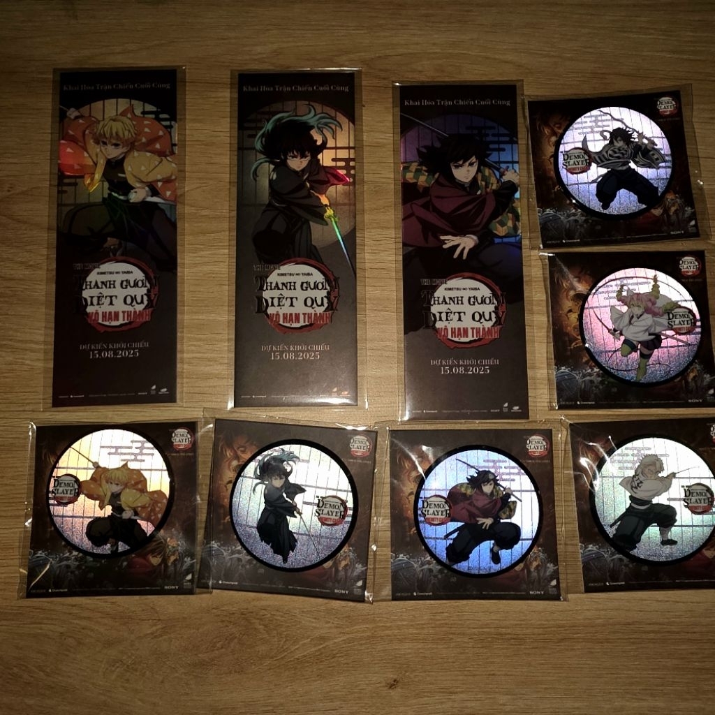 ตั๋วพิเศษโฮโลแกรม CGV IMAX Badge KNY Kimetsu No Yaiba - Demon Slayer Infinite Castle Muichiro Zenits