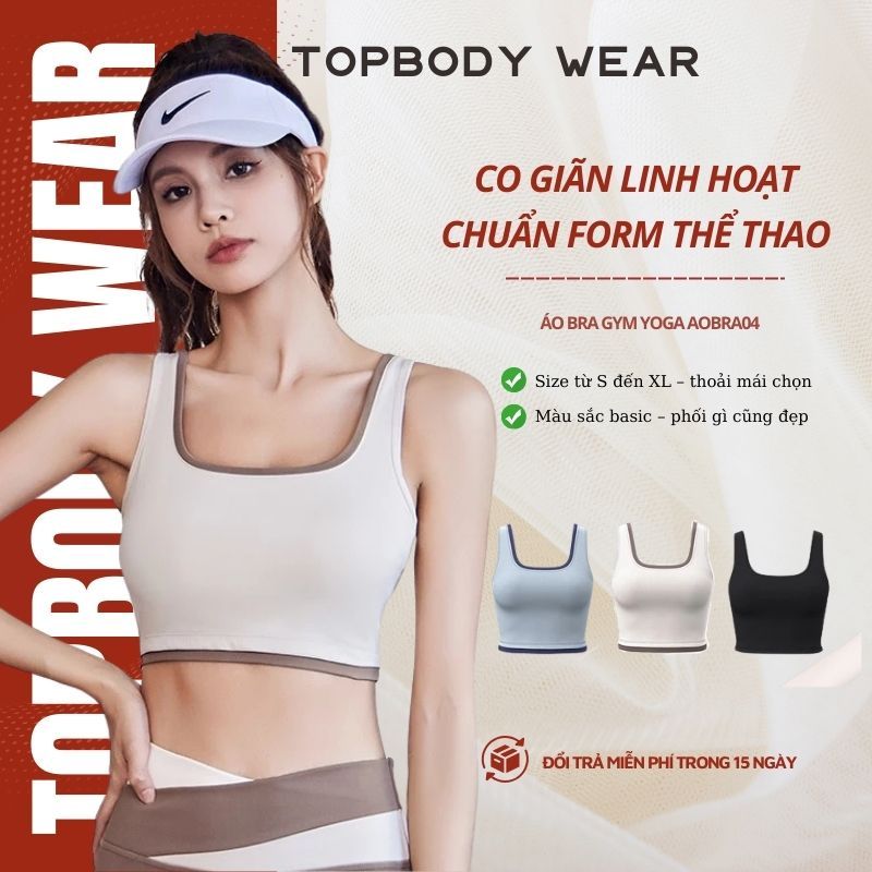 TOPBODY WEAR Stretching สบาย Yoga - Gym Bra - AOBRA04