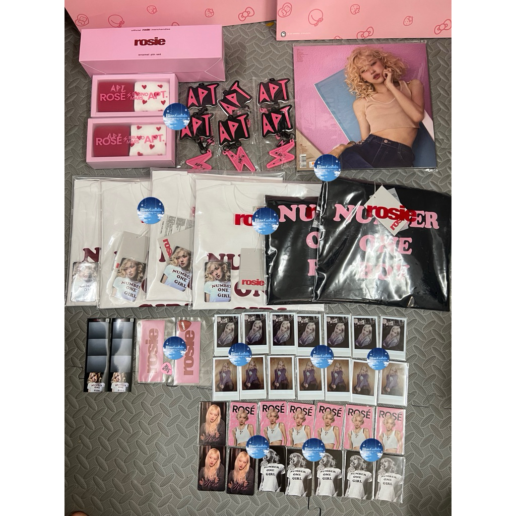 BLACKPINK ROSÉ Seoul one year of rosie OFFICIAL MERCH LINE-UP Collection