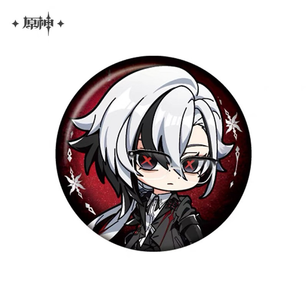 ป้าย (Badge) ชุด Arlecchino ver อย่างเป็นทางการ Genshin Impact