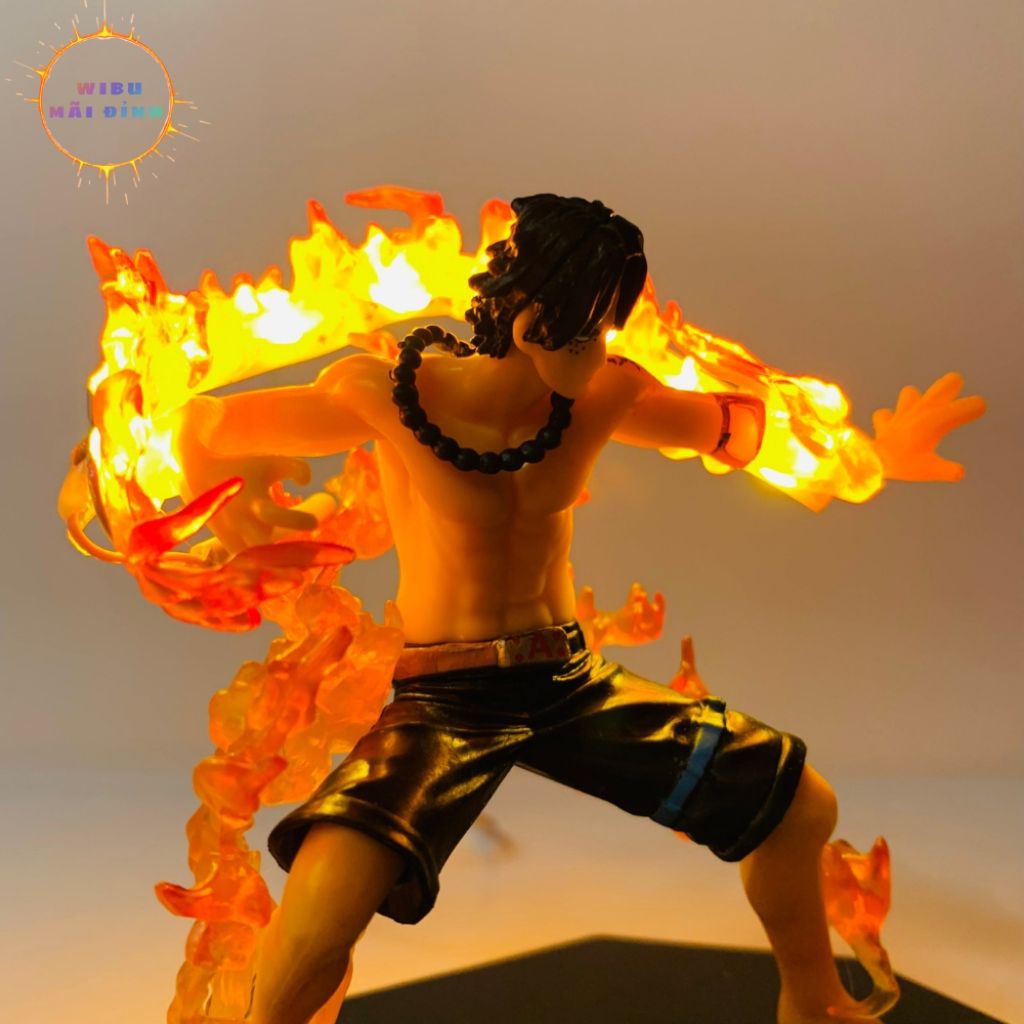 One Piece ACE รุ่นสูง 15 ซม. ฐานไม่มีตัวอักษรพร้อม USB led - ชุด Fzero - One Piece - ไม่มีกล่อง