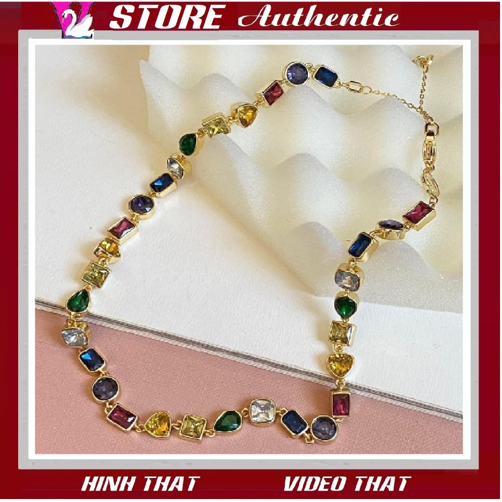 สร้อยคอสัญลักษณ์ ➖Stilla FASHION MIX MULTI-COLOR STONE