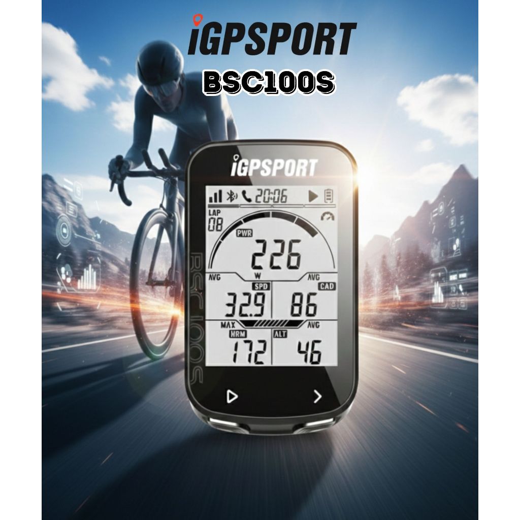 มาตรวัดความเร็วตําแหน่งดาวเทียม Bsc100s - igpsport Bsc100s ของแท้