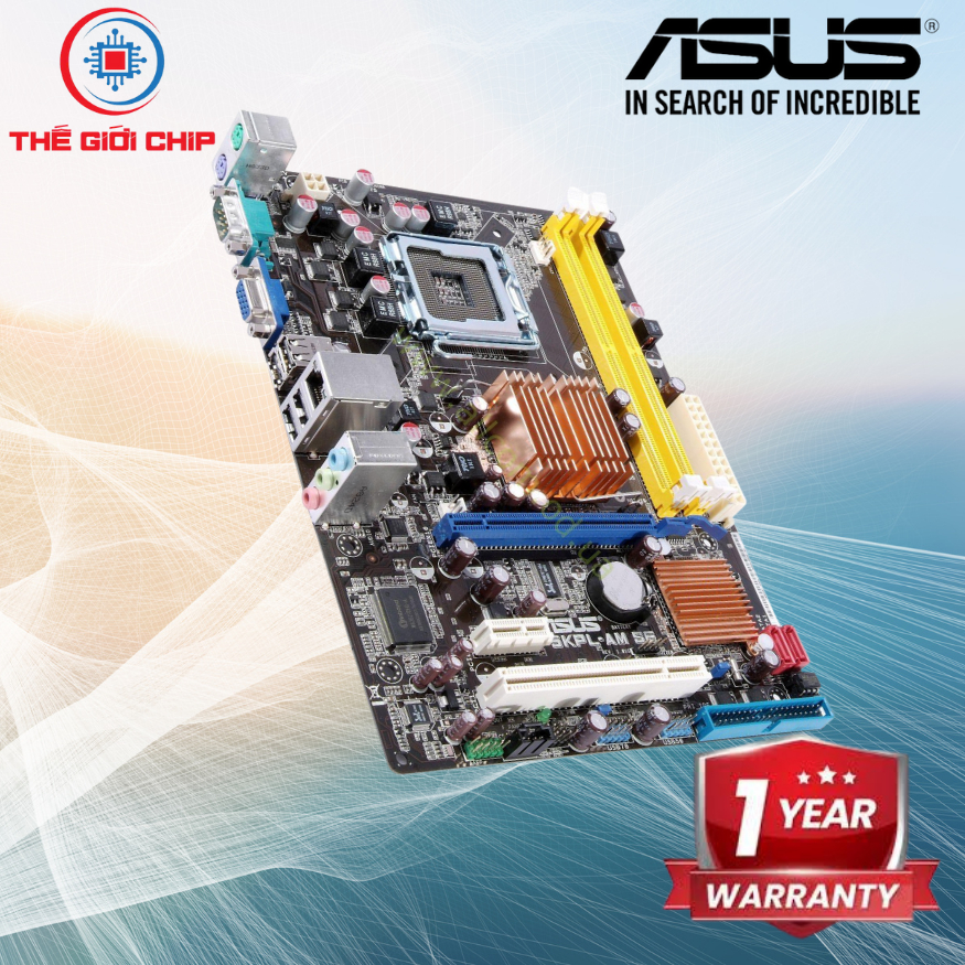 เมนบอร์ด ASUS P5KPL-AM SE (G31M/G41M RAM II) ฉันเหมือนใหม่ 12 เดือนโดยซัพพลายเออร์