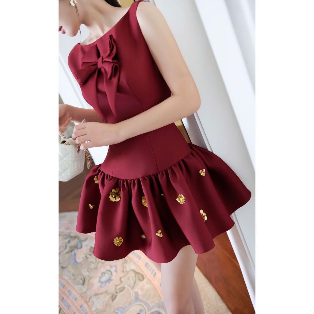 Ali Pearl Standard Product Ali Pearl Bow Dress