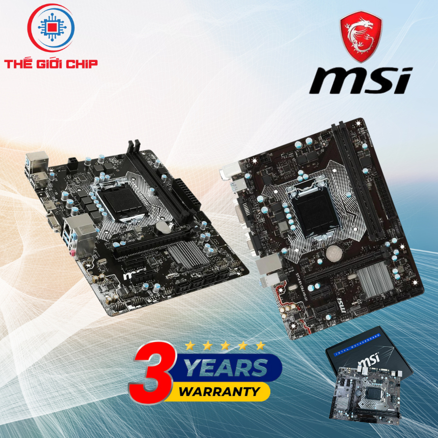 เมนบอร์ด MSI H110M PRO-VH PLUS * PRO-VD PLUS ฉันเหมือนใหม่ Box 36 เดือนโดยซัพพลายเออร์
