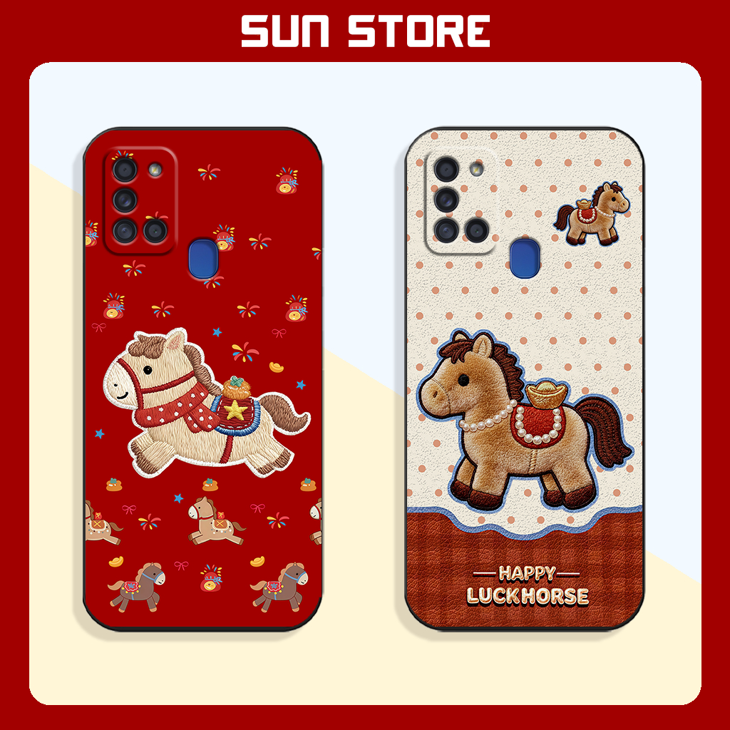เคส Lucky Horse สําหรับ Samsung A21S, M21, M30S Lucky Horse Tet 2026