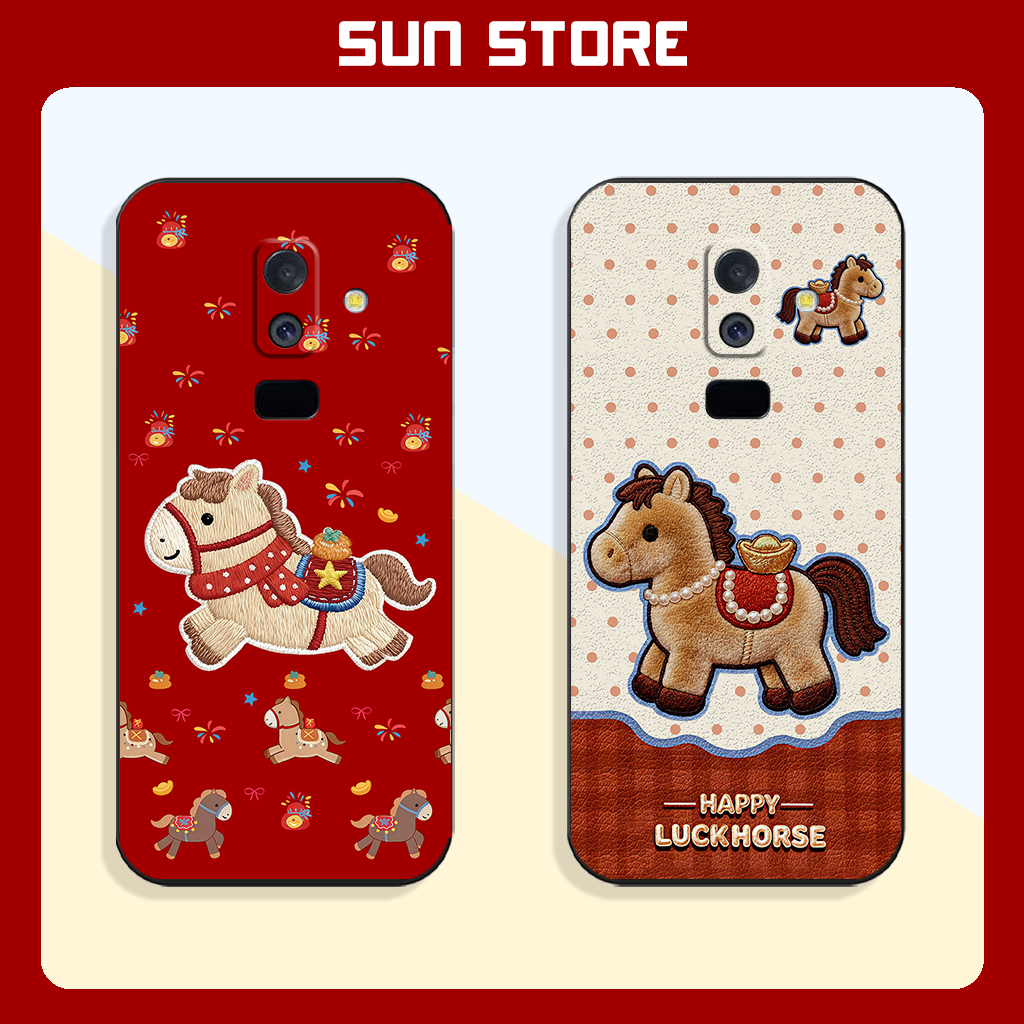 เคส Lucky Horse Samsung J8 สําหรับ Tet 2026