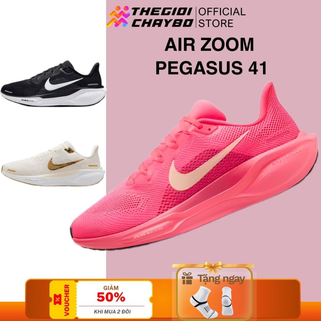 รองเท้าวิ่งผู้หญิง Nike Air Zoom Pegasus 41 - รองเท้ากีฬาผู้หญิงน้ําหนักเบา