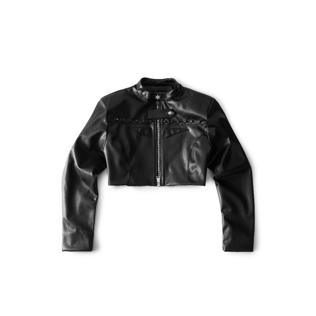 ISME PRIVATE CLUB LEORY 21 เสื้อแจ็คเก็ตหนัง BIKER