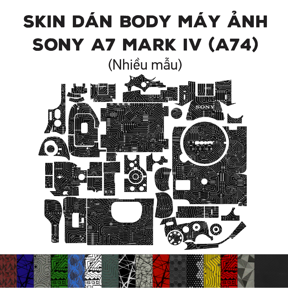 สติ๊กเกอร์ Sony A7 Mark IV (A74) Skin | หลายรุ่นให้เลือก | ฟิล์มกันรอยสําหรับตัวกล้อง