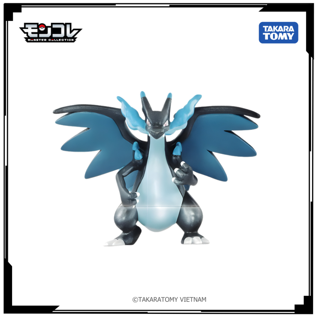 [ของขวัญ] Pokemon Moncolle Mega Lizardon X/ Charizard X Kirakira ver.