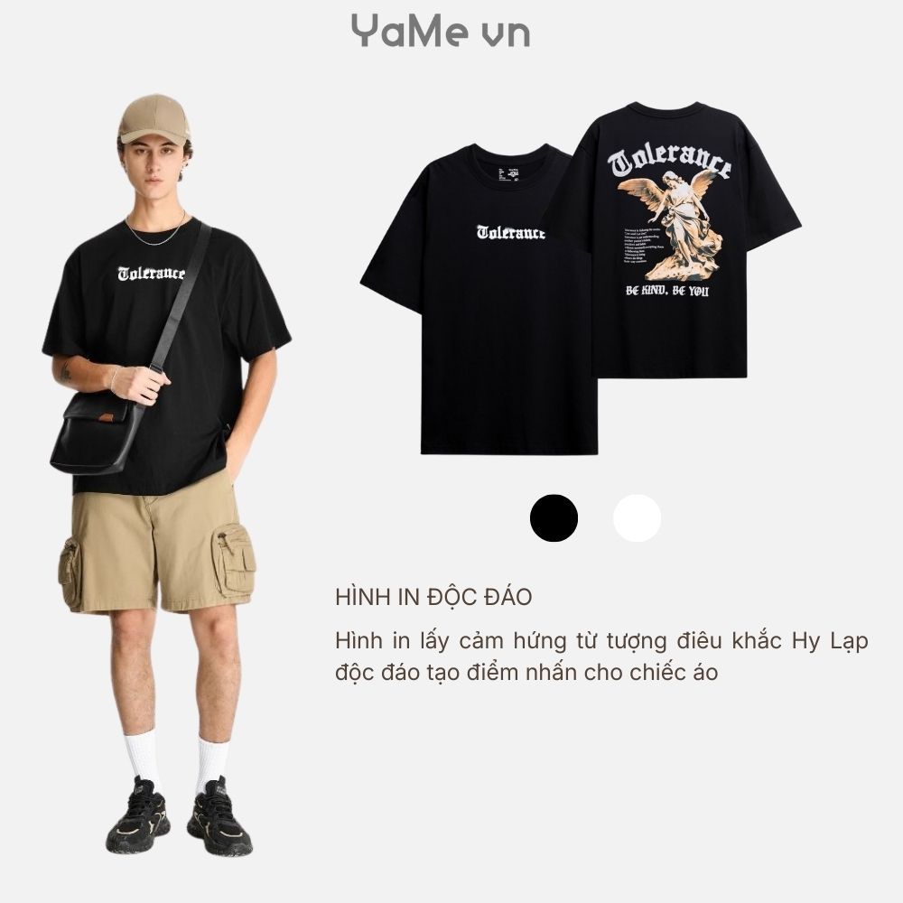 เสื้อยืดผ้าฝ้าย FlexFit สําหรับผู้ชาย "BE KIND BE YOU" The No Style 113 Loose Fit F4 23367 |ยามี|