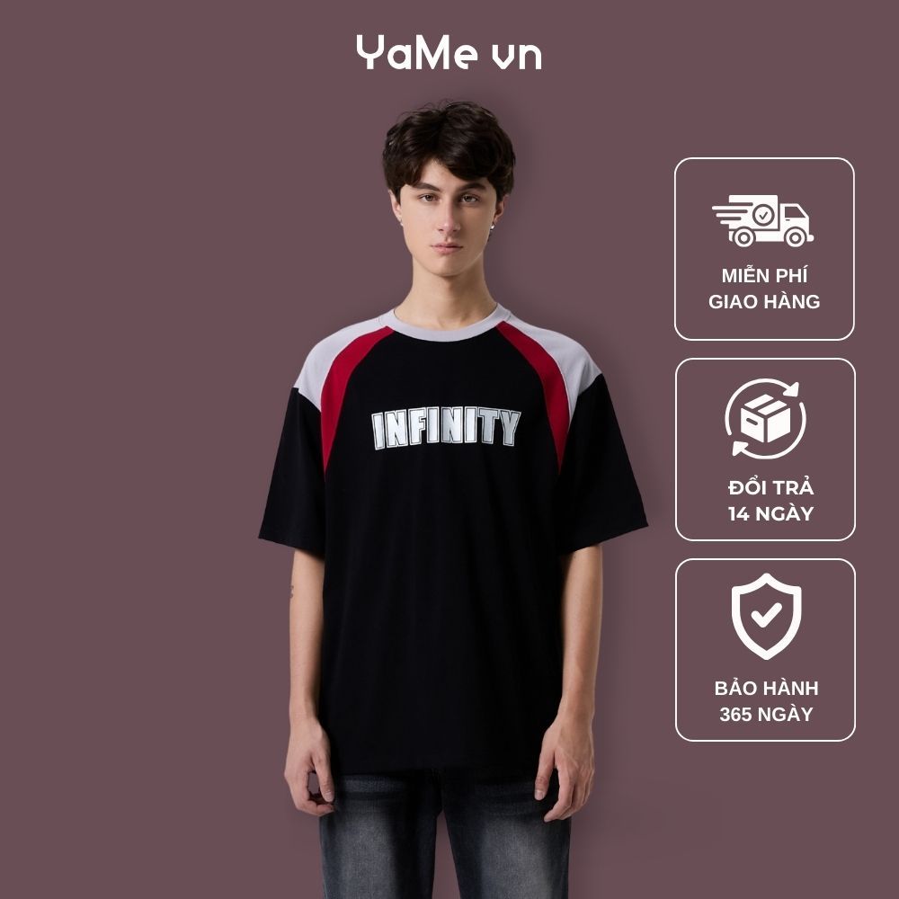 FlexFit เสื้อยืดผู้ชายผ้าฝ้ายผสมสี "INFINITY" The No Style 102 Loose Fit F4 23340 |ยามี|