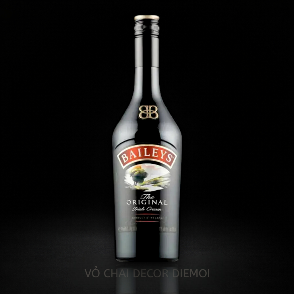[ DIEMOI ] Baileys Irish Cream Bottle 700ml – ขวดตกแต่งแบบนุ่ม | แจกันดอกไม้ – คาเฟ่ – วินเทจ