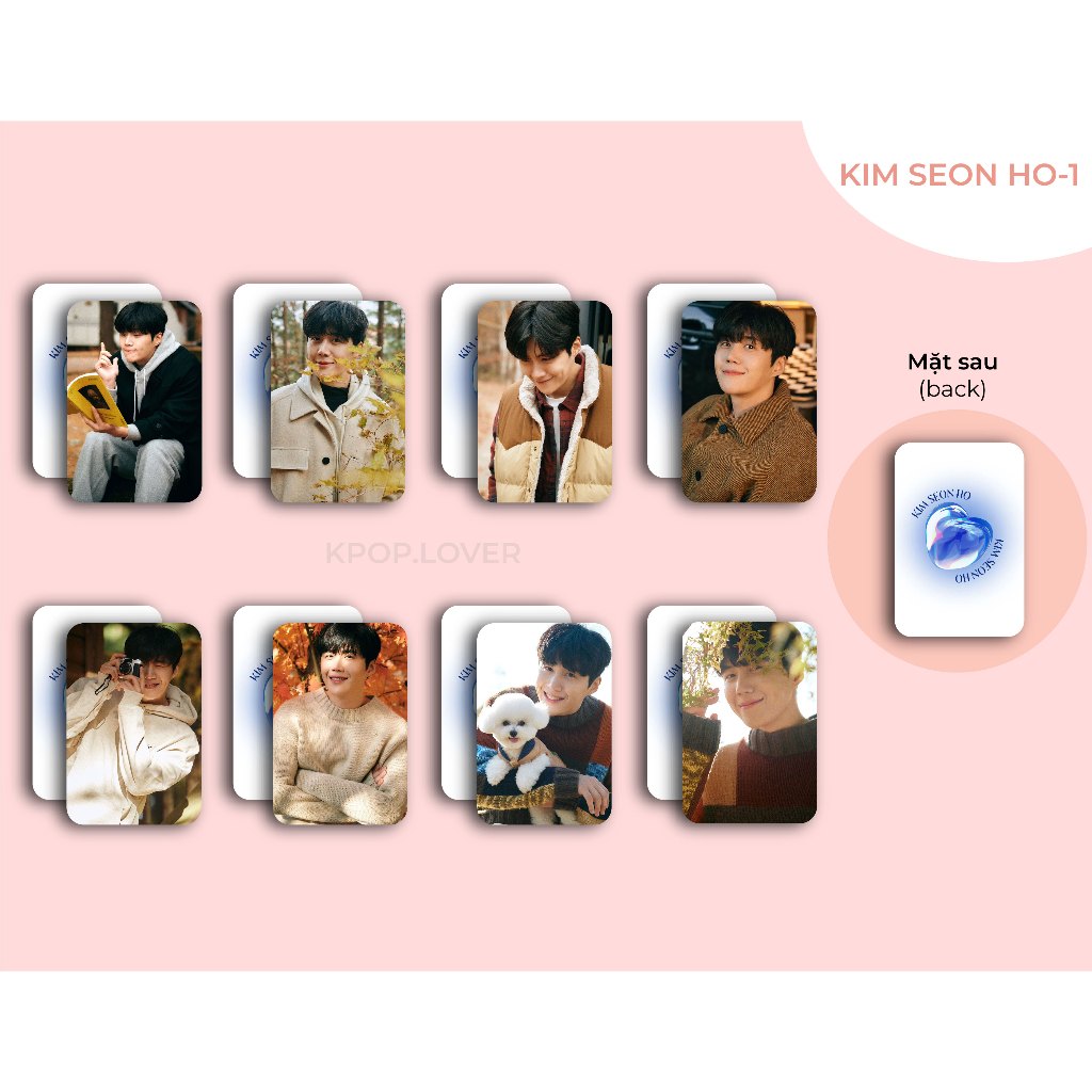 ชุดการ์ด CORNERED 8 ใบ Kim Seon ho