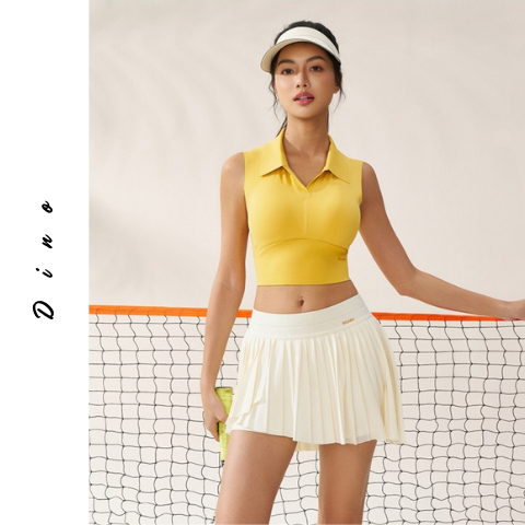 SPORTS SKIRT - WINDY SKIRT - TENNIS, GOLF, PICKLEBALL EXERCISES [DINO EXERCISES]