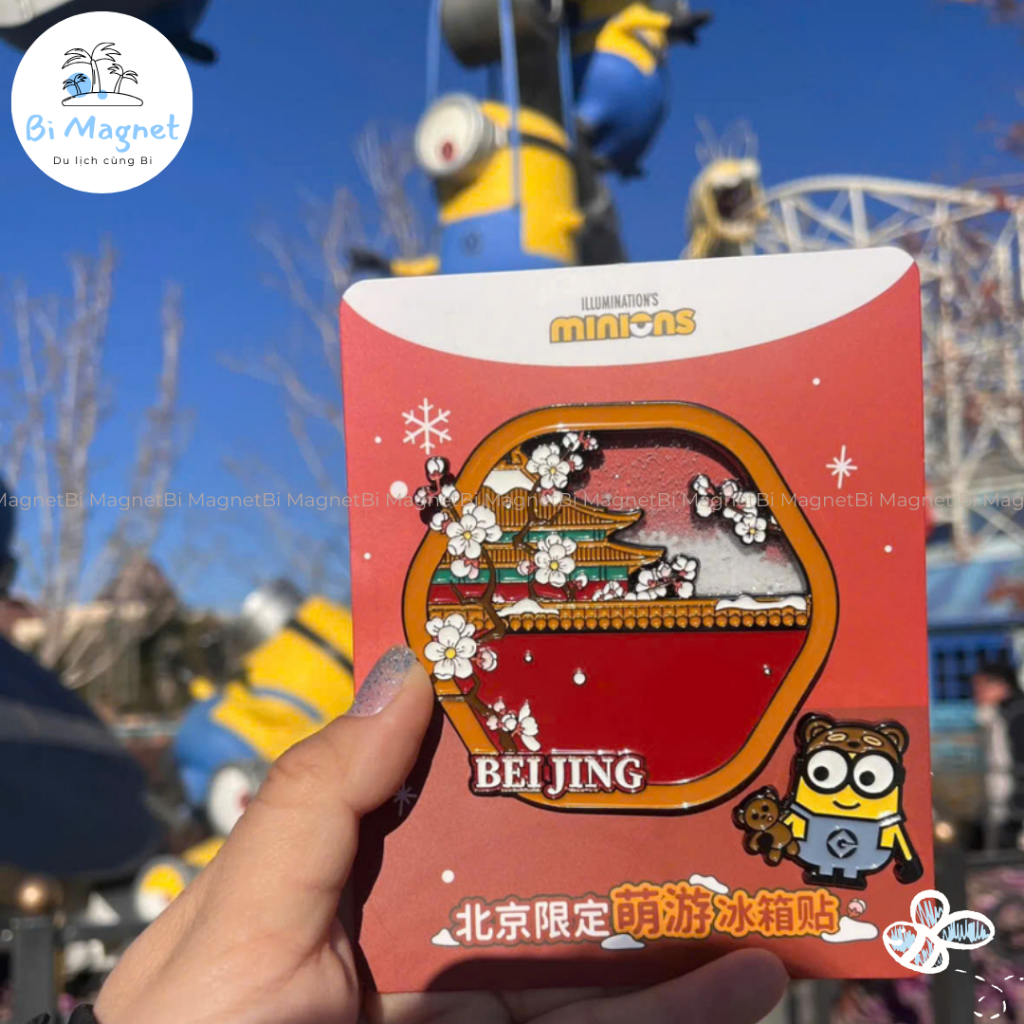 [AVAILABLE] Magnet Metal Baby Bob Travel Palace ของที่ระลึก Travel Beijing China