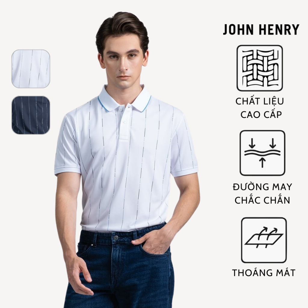 เสื้อโปโลเด็กชาย Slim Fit KS26SS25T-SCHE - JOHN HENRY Shop