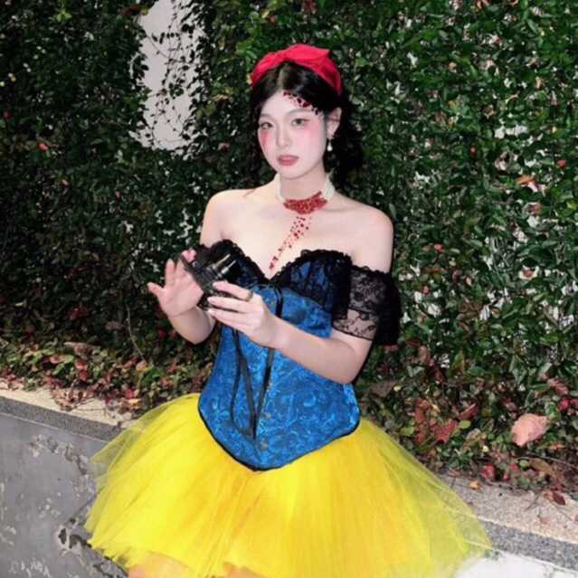 KALINA- (ครบชุด) Disney Cosplay Snow White Princess - Disneys Snow White, Slay Style, Banh Beo, Sedu