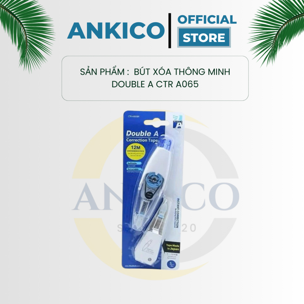 [ANKICO x DOUBLE A] COMBO ปากกาลบอัจฉริยะ 3 ด้าม Double A CTR A065