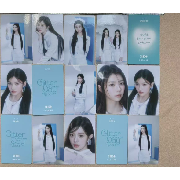 Illit Gift 2025 วันแวววาว Seoul Weekly Random Card Gift FC การ์ดสุ่มรายสัปดาห์