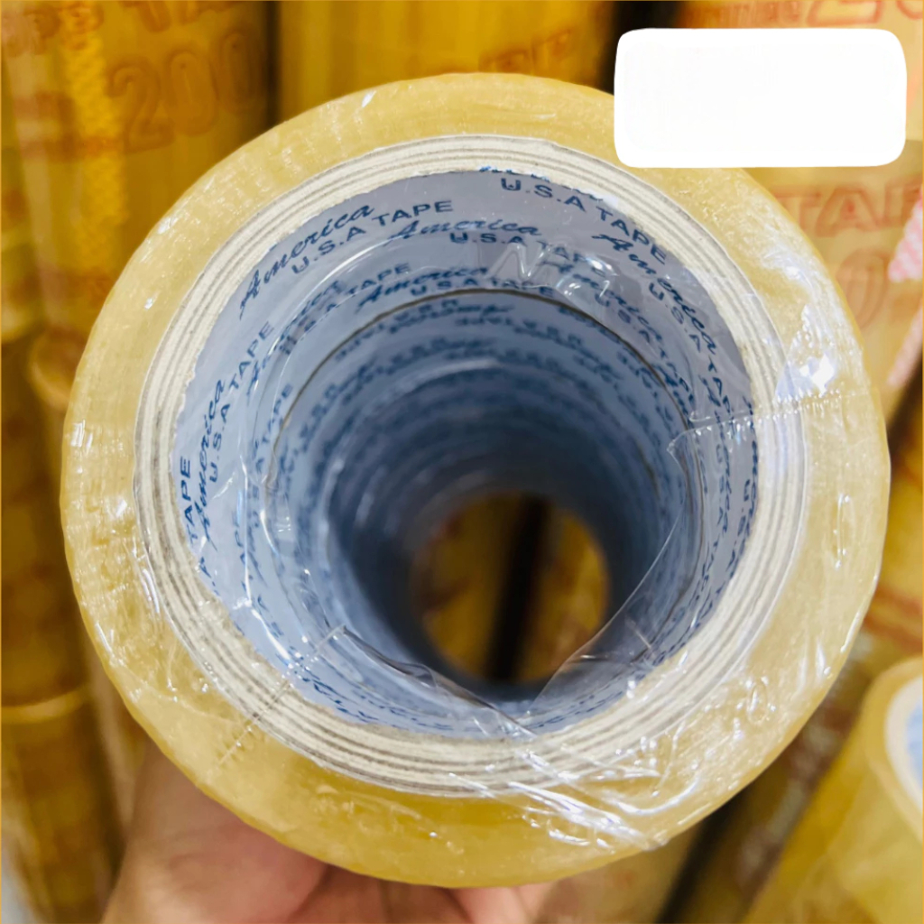 [สุดคุ้ม] เทปกาว 100Yard 4F8 4.8cm 1.2Kg (1 แท่ง 6 ม้วน) สําหรับกล่องบรรจุ กล่องกาว บรรจุงานหนัก