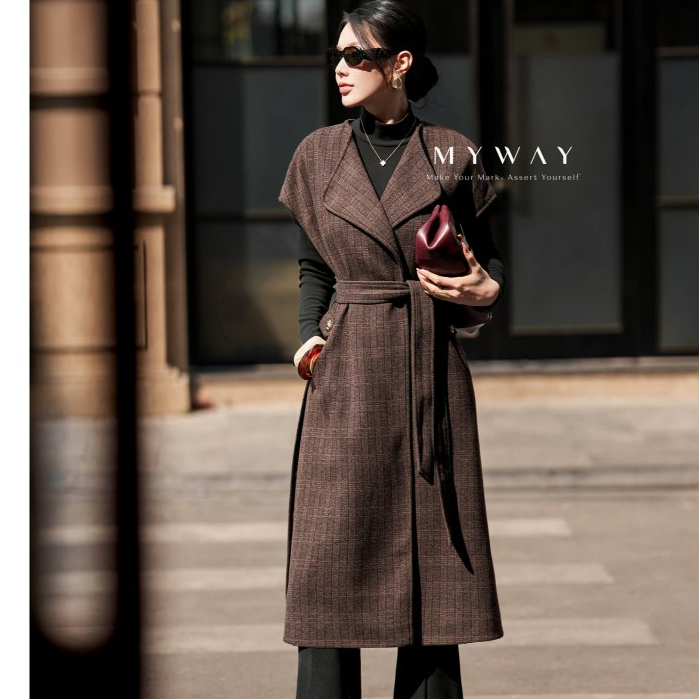 MY WAY ชุดราตรีทรงเอตรงคอปกดัดแปลง 2MK1025T