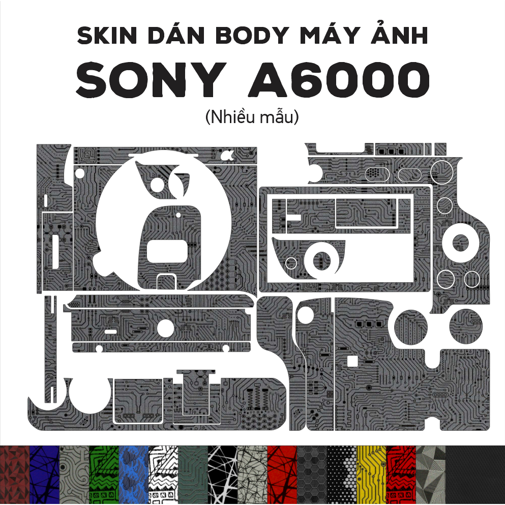 Sony A6000 3M sticker Skin (หลายรุ่น) | ฟิล์มกันรอยสําหรับตัวกล้อง