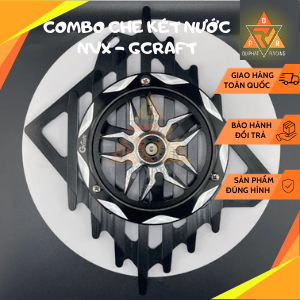 [ G-CRAFT ] COMBO NVX WATER TANK COVER และ GCRAFT CNC AIR FAN สําหรับ NVX V1, V2, V3