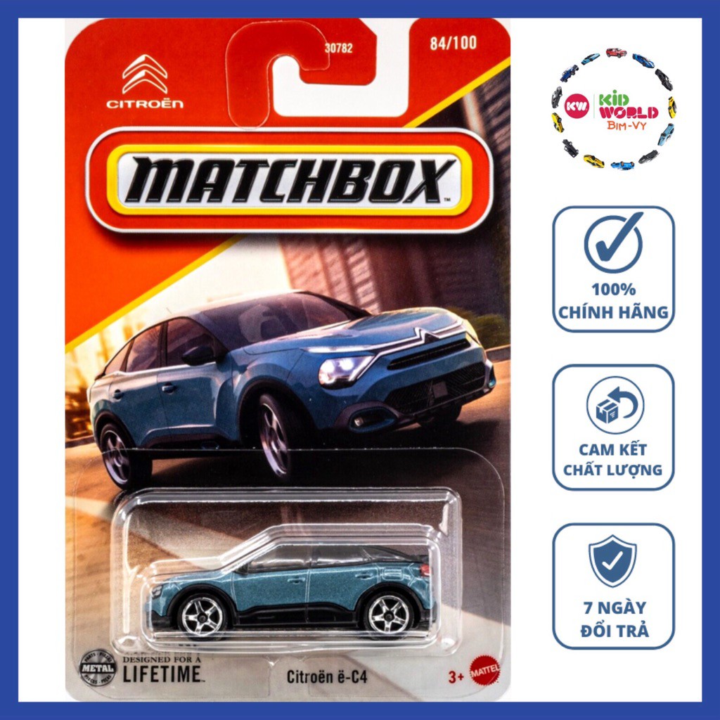 Matchbox Citroen e-C4 JFR91 รถโมเดล.