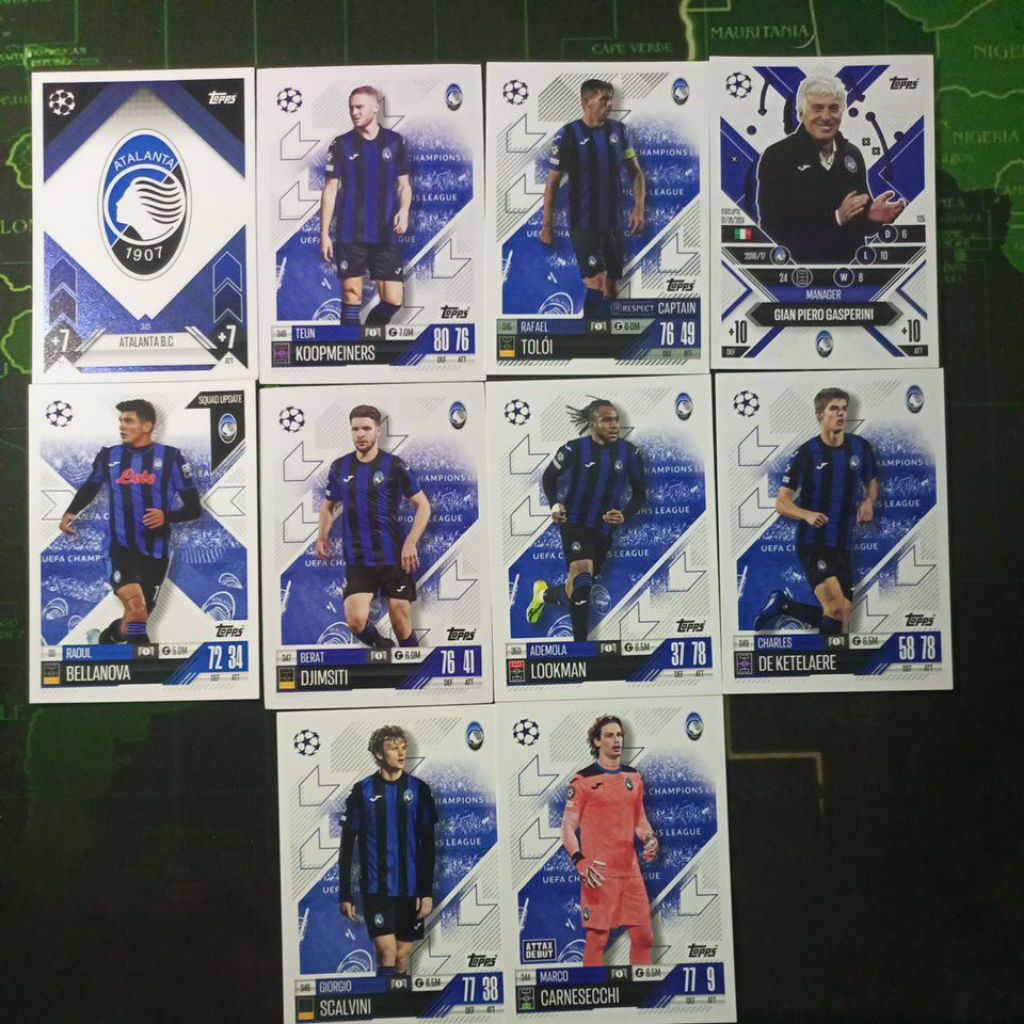 [ของแท้] การ์ดแข่ง Atalanta BC 24/25 odd