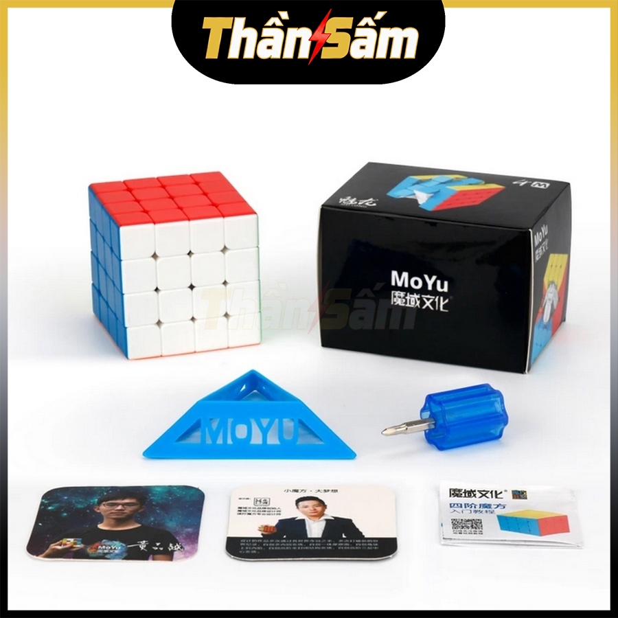 Rubik 4x4 MoYu MeiLong 4M M Rubiks Cube 4 ชั้นแม่เหล็กสติกเกอร์ 4x4x4 เด็กปัญญาของเล่น