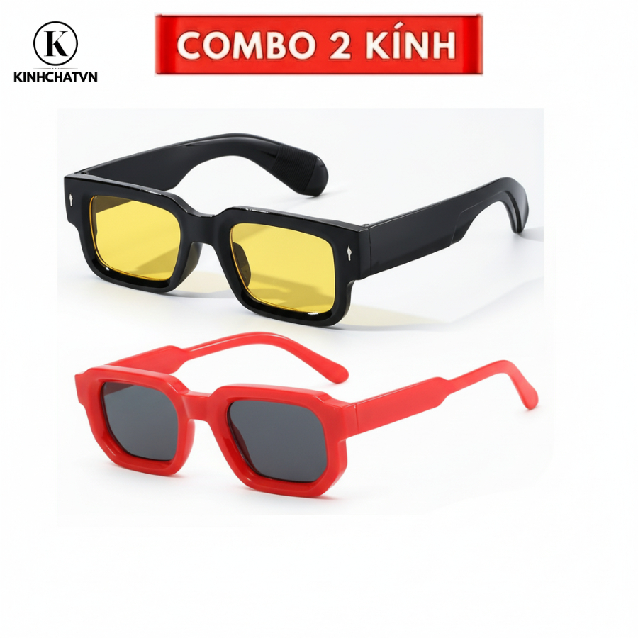 AS97 StreetFlash Glasses – บุคลิกภาพ Unisex Square Frame UV400
