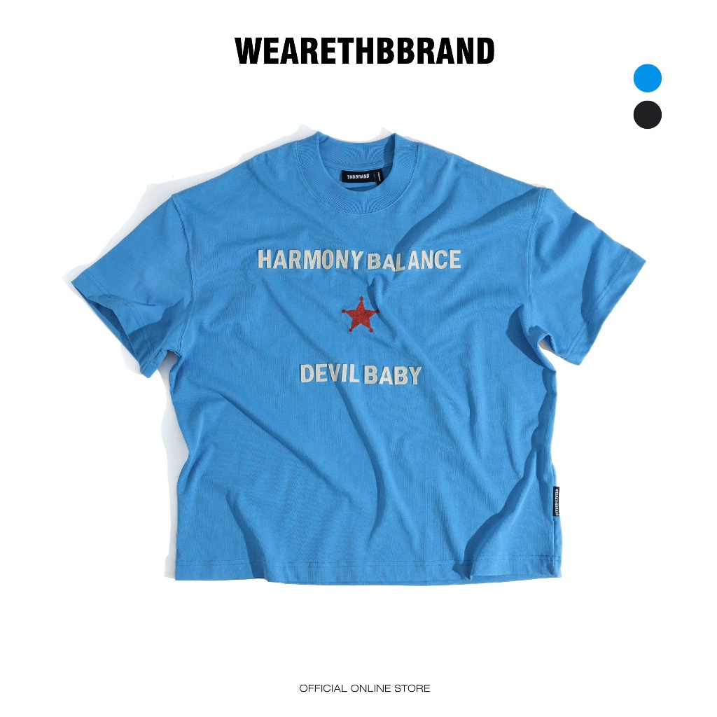 เสื้อยืด Boxy THBB COWBOY - [ผ้าฝ้าย 100% 250gsm หดเก็บ] / THBBRAND