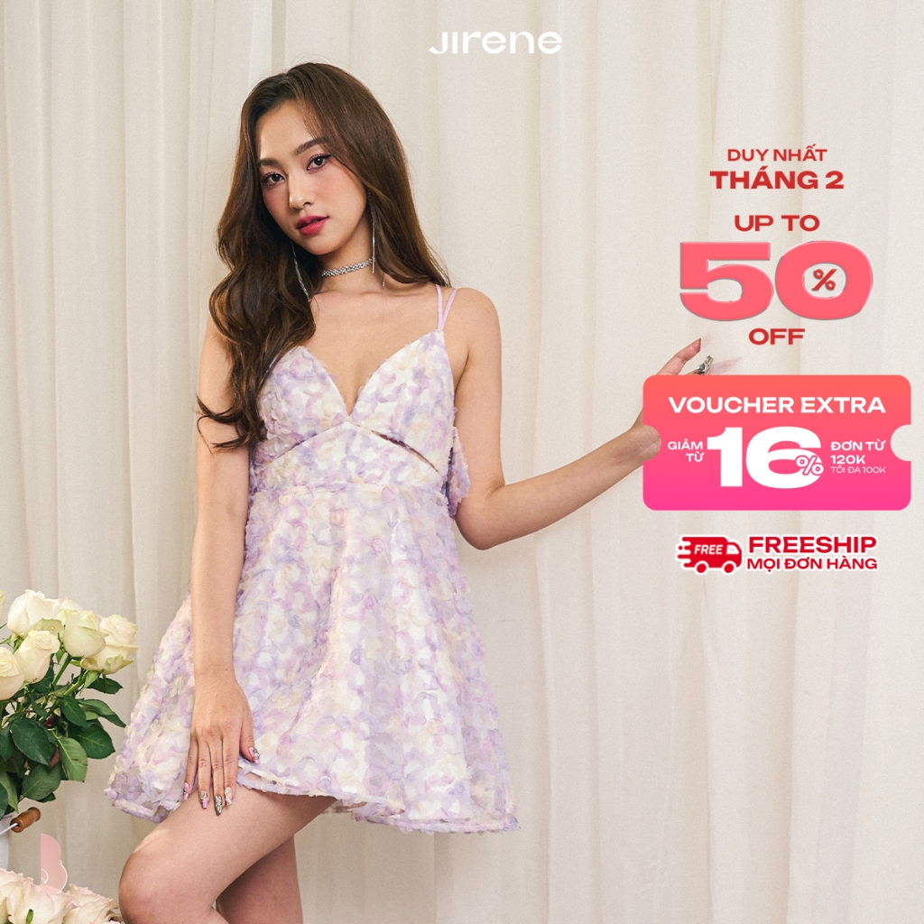 สูงสุด 70% + VC HOT || JIRENE - DRESS - DASHA DRESS - JIN2D08
