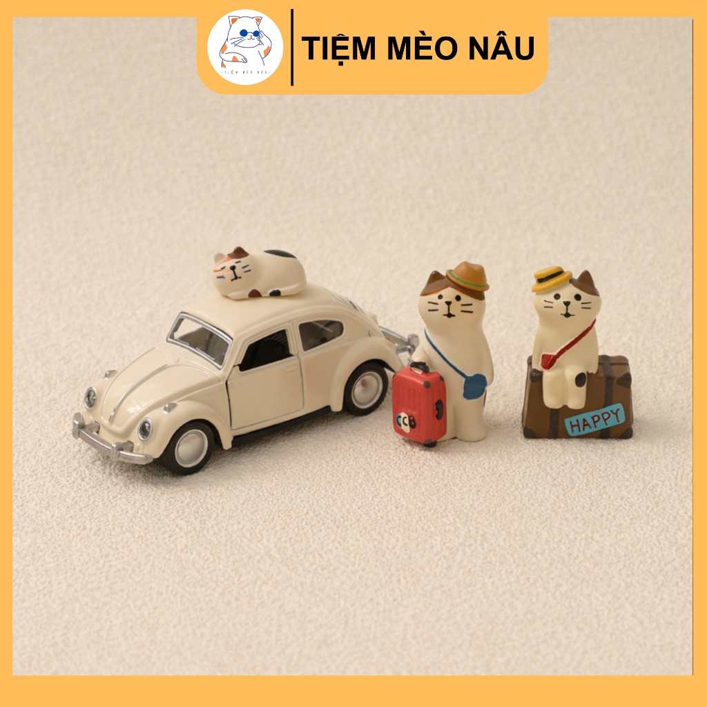 Zakka Cat Model Car Side DECOR โต๊ะทํางาน คอมพิวเตอร์ ของขวัญ สะสม (มีกาว)