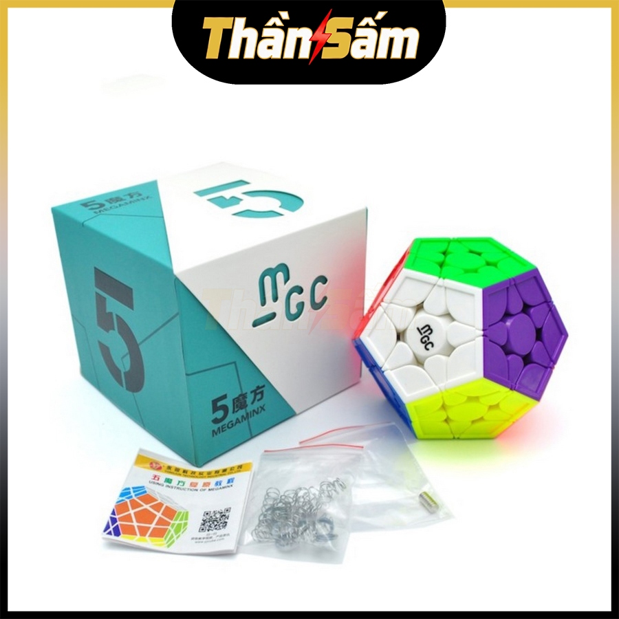 Rubik Megaminx YJ MGC Megaminx M Rubiks Cube Variant 12 ด้านแม่เหล็กของเล่นปัญญาเด็ก