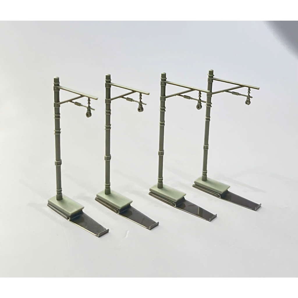 N scale / Tomix / Overhead Catenary System ชุด 4 ชิ้น, N scale 1:150 - 1:160, N gauge 9 mm