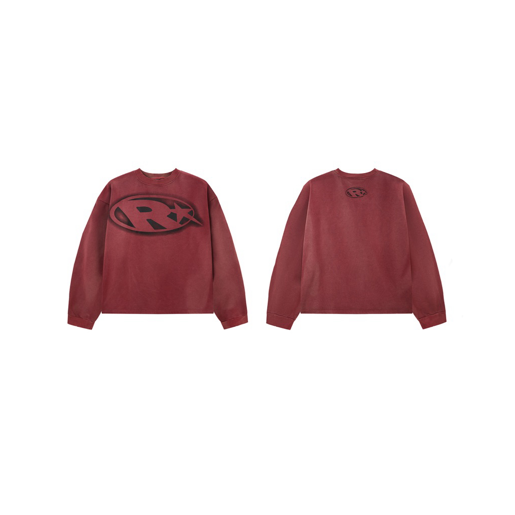 RVB Shinka Fade Sweater สีแดง