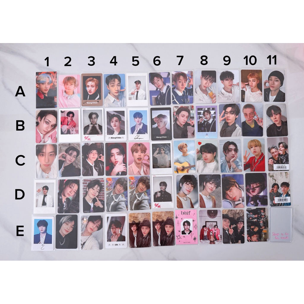 [การ์ด ALBUM] ร้านเขียนมุม SKZ STRAY KIDS PHOTOCARD