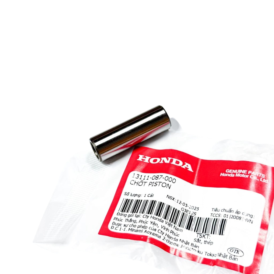 หมุดลูกสูบฮอนด้า (ลูกสูบ) ดรีมเวฟฟิวเจอร์ – อะไหล่แท้ รหัส 13111-087-000