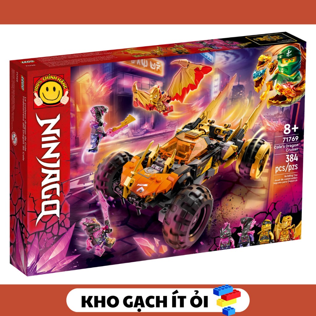 71769 - อิฐรถเท่านั้น + กล่อง + หนังสือ - โคล'ส มังกร เรือลาดตระเวน