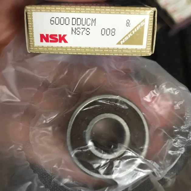 Bearings NSK 6000DDUCM ฝาพลาสติกคุณภาพ | ขนาด 10x26x8มม