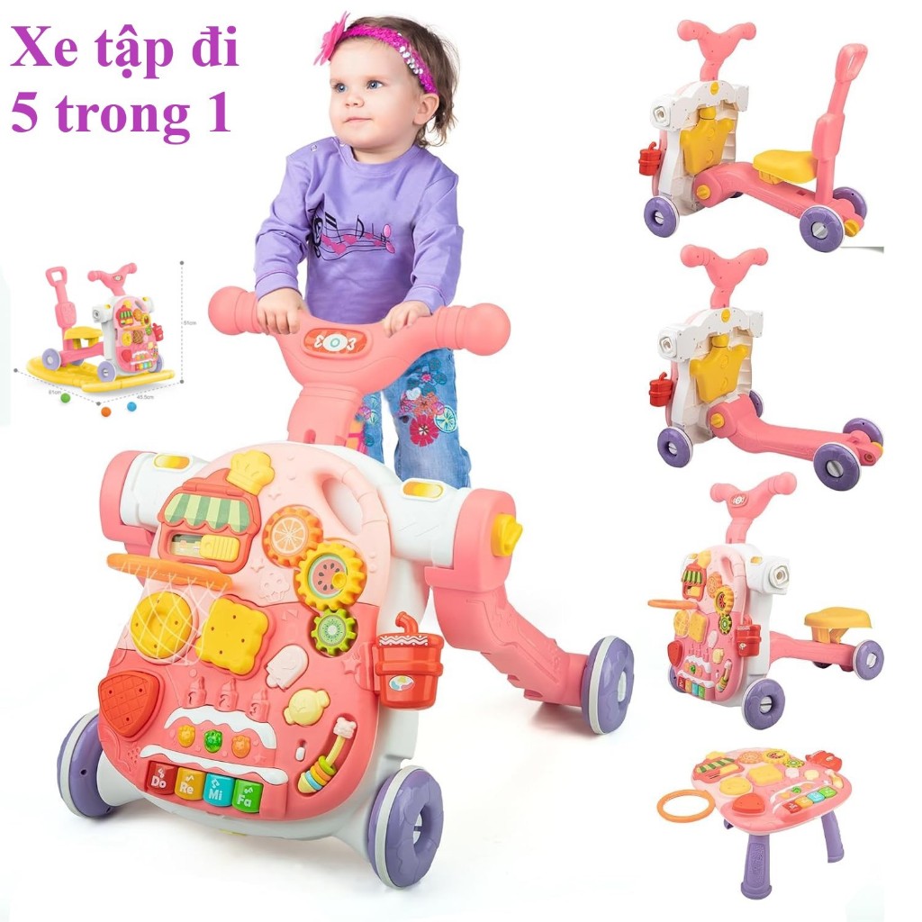 MULTI-FUNCTIONAL WALKERS สําหรับเด็ก: WALKERS, SMART TOY TABLES, รถบรรทุกฟุตบอล, สเก็ตบอร์ด
