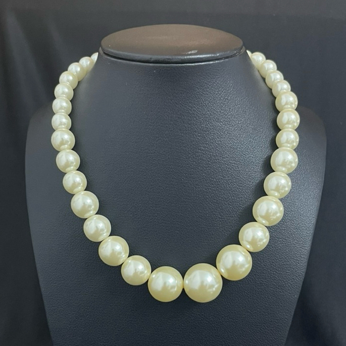 DNT0003- สร้อยคอ JAPANESE WHOLESALE – ROUND PEARL BEADS – CLASSIC BEAD SHAPE