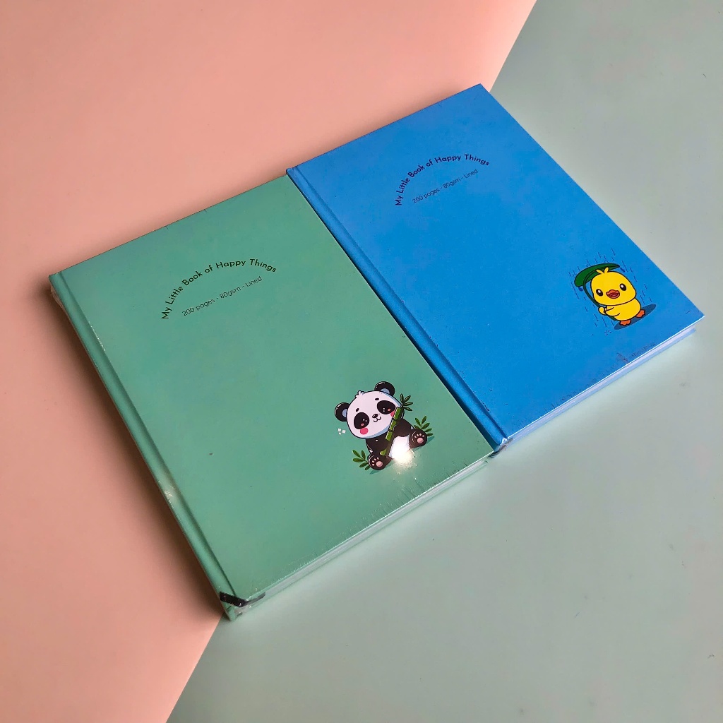 สมุดโน๊ตปกแข็ง A5 ขนาด 200 หน้า Minh Chau MS 7801