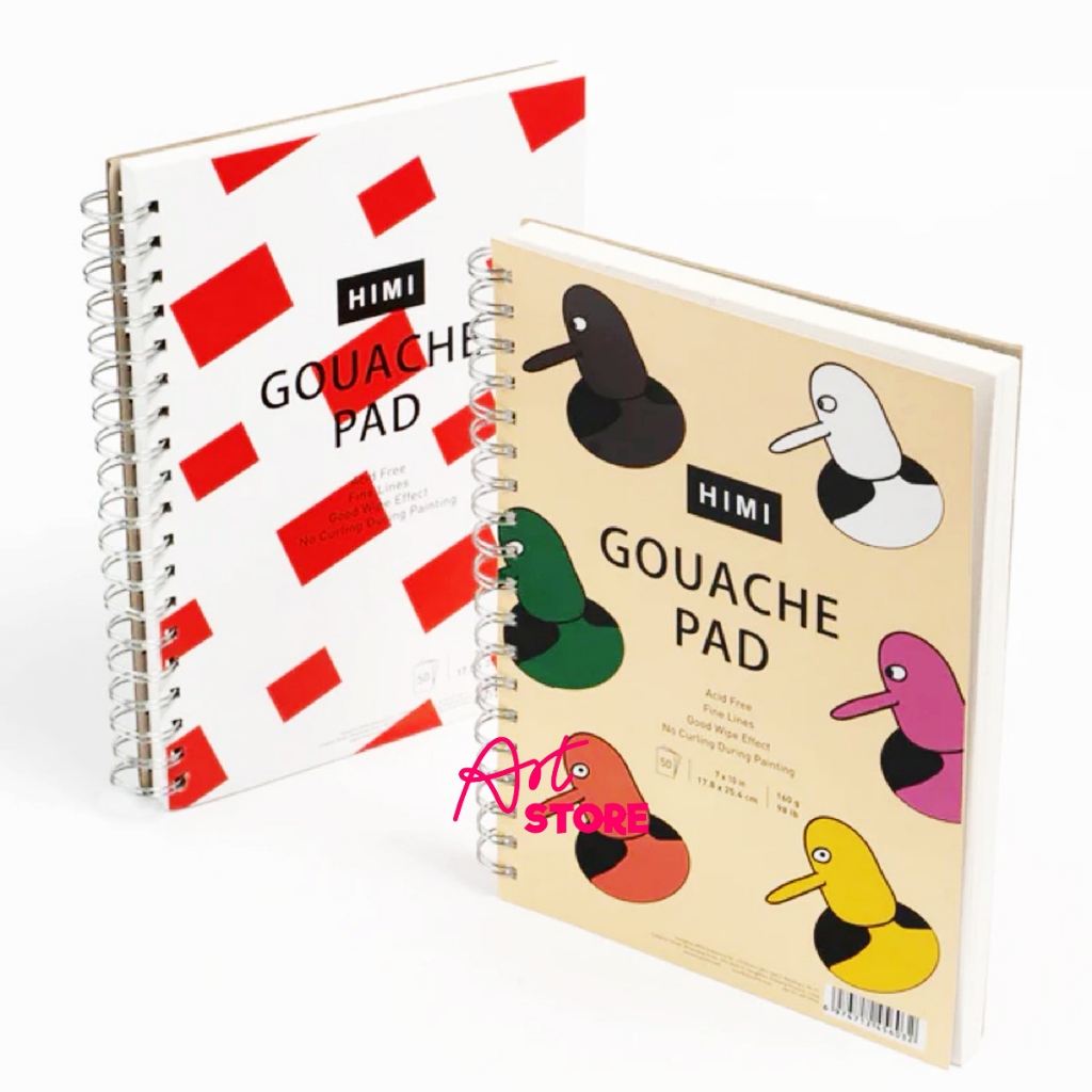[Art Store] Himi Gouache Pad 160gsm (50 แผ่น)