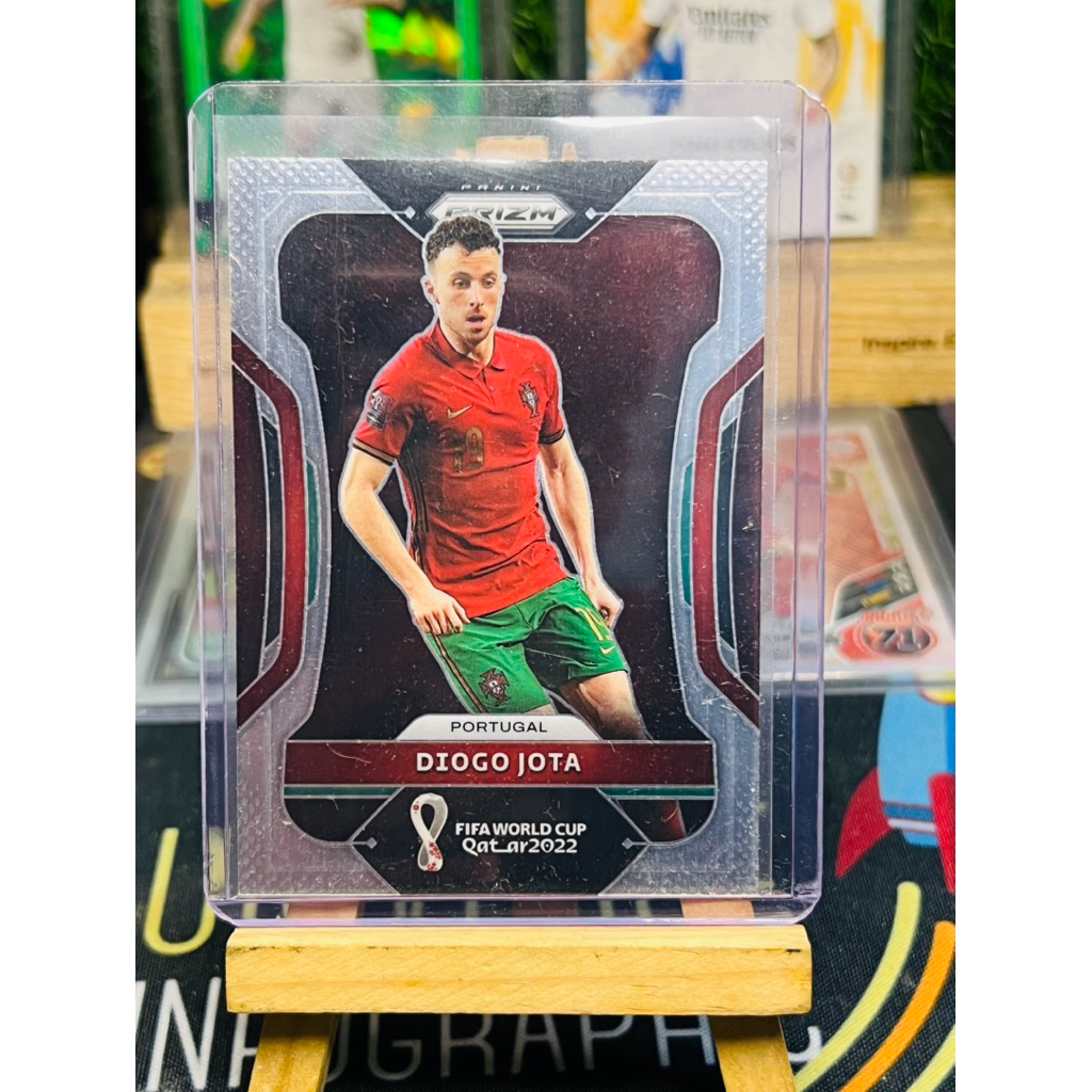 Diogo Jota Portugal Panini Prizm WC 2022 การ์ดฟุตบอล